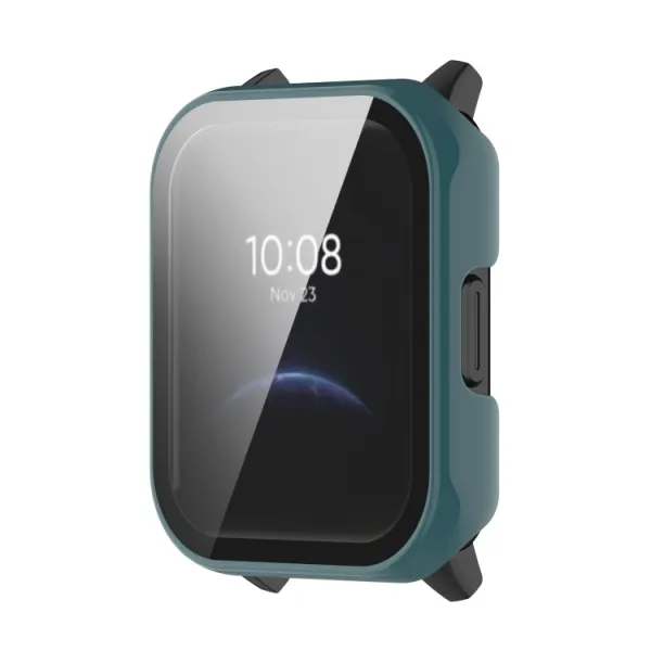 Plastový kryt s ochrannou fóliou pre Realme Watch 2 modrý