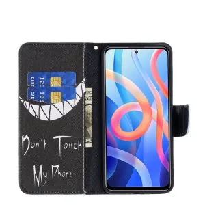 ART Peňaženkový kryt Xiaomi Poco M4 Pro 5G / Redmi Note 11S 5G DON´T TOUCH ME