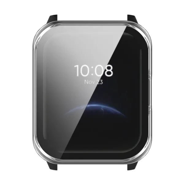 Plastový kryt s ochrannou fóliou pre Xiaomi Redmi Watch modrý