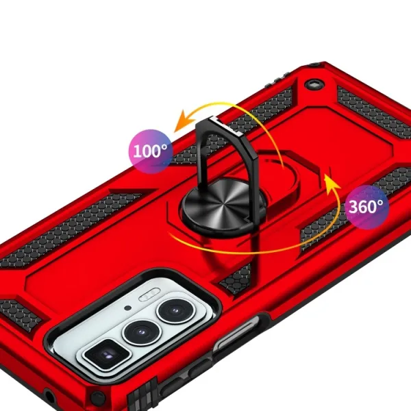 RING Ochranný obal pre Motorola Edge 20 Pro červený