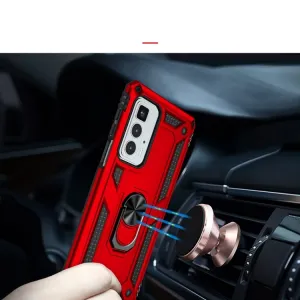 RING Ochranný obal pre Motorola Edge 20 Pro červený