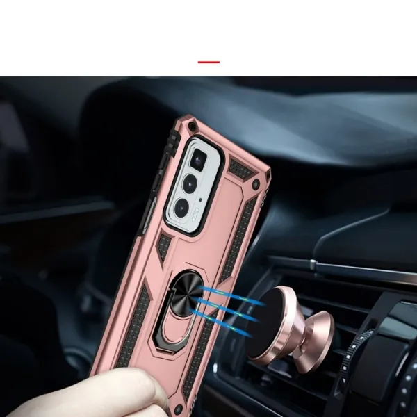 RING Ochranný obal pre Motorola Edge 20 Pro ružový