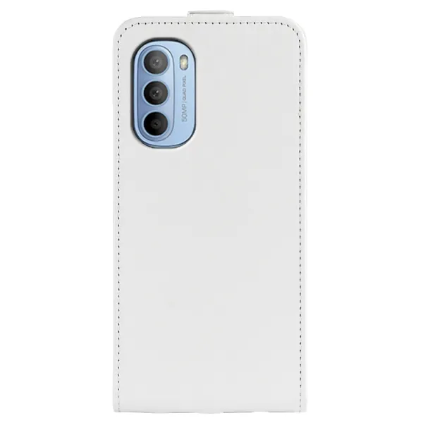 Vyklápacie puzdro Motorola Moto G31 biele