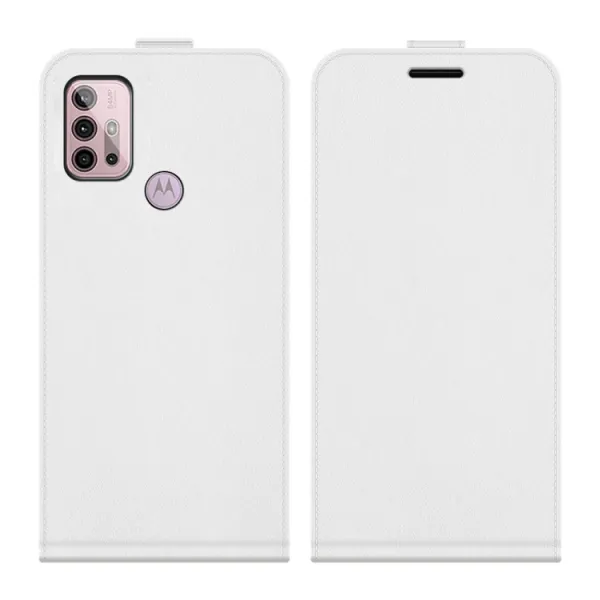 Vyklápacie puzdro Motorola Moto G10 / G20 / G30 biele