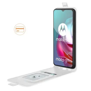 Vyklápacie puzdro Motorola Moto G10 / G20 / G30 biele