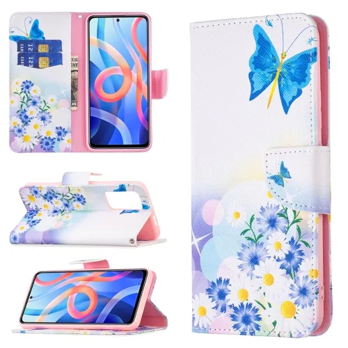 ART Peňaženkový kryt Xiaomi Poco M4 Pro 5G / Redmi Note 11S 5G BUTTERFLY