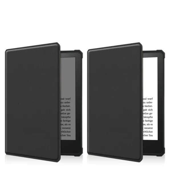 LEATHER Zaklápací obal Amazon Kindle Paperwhite 5 čierny