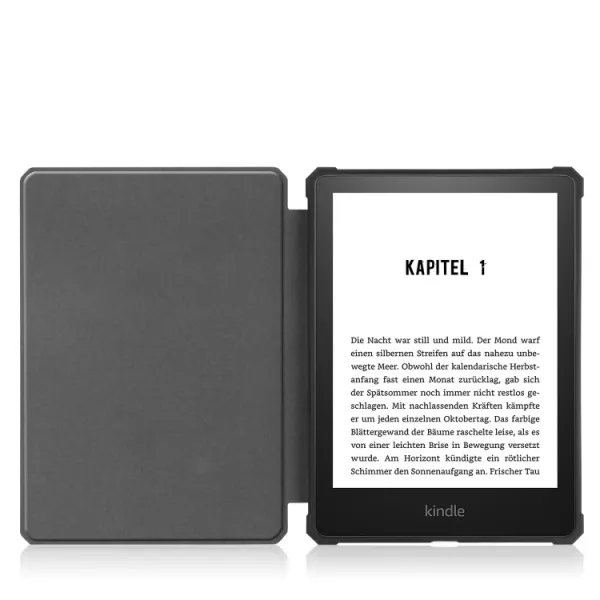 LEATHER Zaklápací obal Amazon Kindle Paperwhite 5 modrý