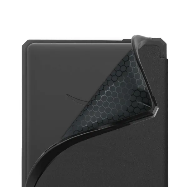 LEATHER Zaklápací obal Amazon Kindle Paperwhite 5 čierny