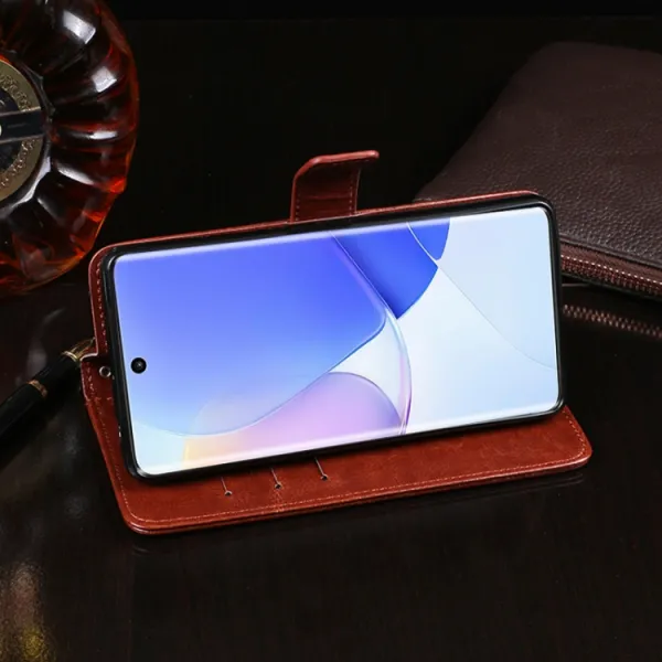 IDEWEI Peňaženkový kryt Huawei Nova 9 biely
