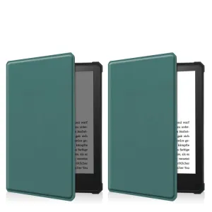 LEATHER Zaklápací obal Amazon Kindle Paperwhite 5 zelený
