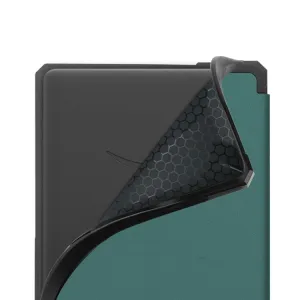 LEATHER Zaklápací obal Amazon Kindle Paperwhite 5 zelený
