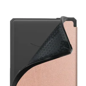 LEATHER Zaklápací obal Amazon Kindle Paperwhite 5 ružový