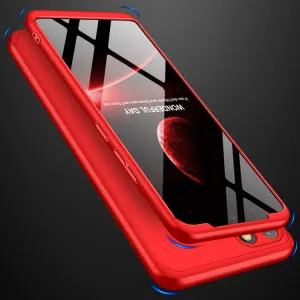 360° Ochranný kryt Realme C21Y / C25Y červený