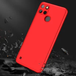 360° Ochranný kryt Realme C21Y / C25Y červený