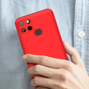 360° Ochranný kryt Realme C21Y / C25Y červený