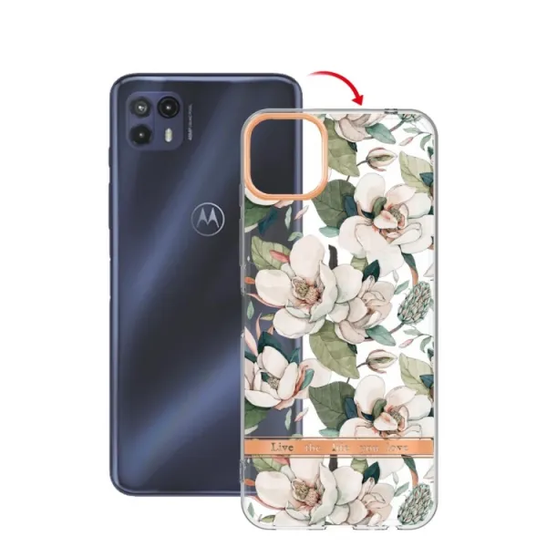 ELECTRO Ochranný kryt Motorola Moto G50 WHITE