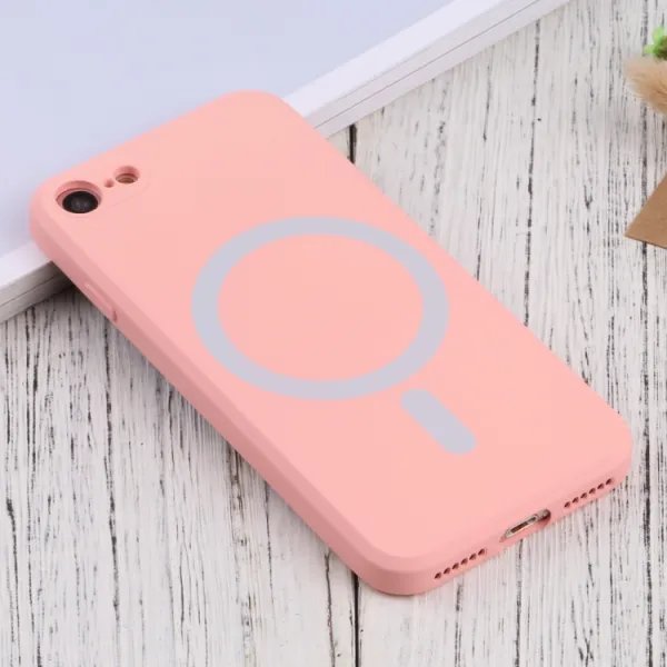 RUBBER MAGSAFE Kryt Apple iPhone 8 / SE 2022 / 2020 ružový