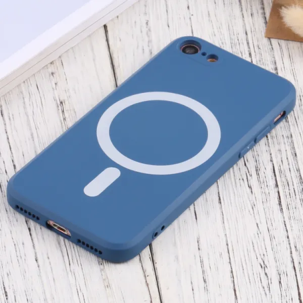 RUBBER MAGSAFE Kryt Apple iPhone 8 / SE 2022 / 2020 tmavomodrý