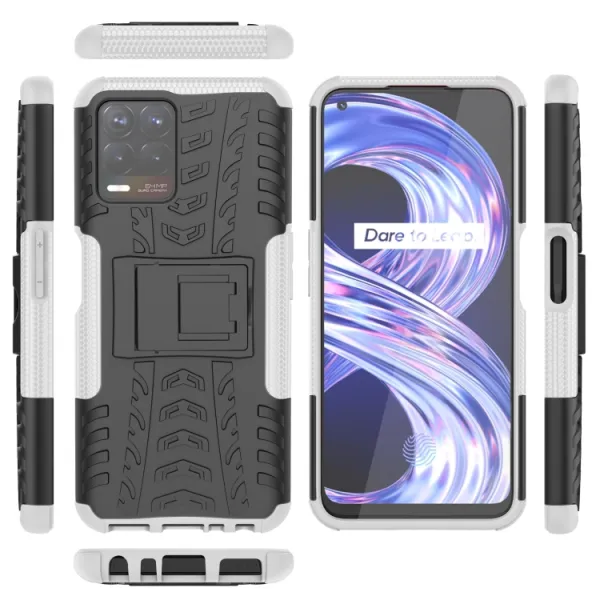 STAND Extra odolný obal Realme 8i biely