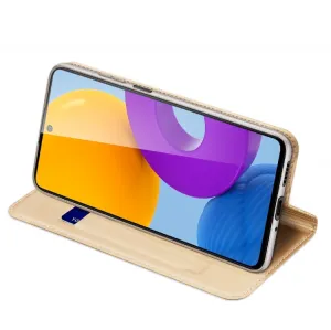 DUX Peňaženkový kryt Samsung Galaxy M52 5G zlatý