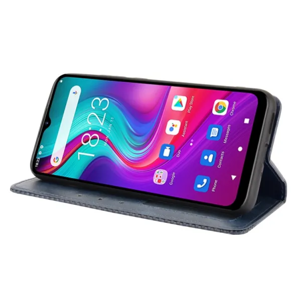 BUSINESS Peňaženkový kryt pre Doogee X96 Pro modrý