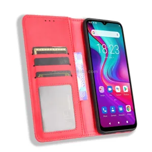 BUSINESS Peňaženkový kryt pre Doogee X96 Pro červený