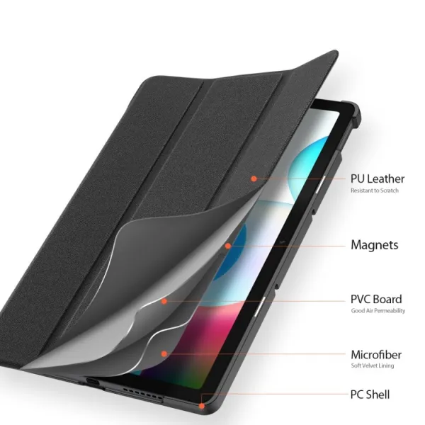 DUX DOMO Zaklápacie puzdro Realme Pad čierne