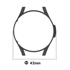 Plastový obal Samsung Galaxy Watch 4 Classic 42mm biely