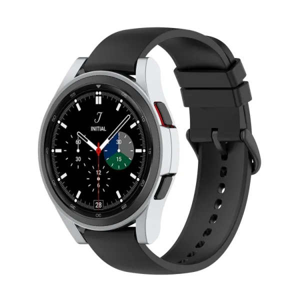Plastový obal Samsung Galaxy Watch 4 Classic 42mm strieborný