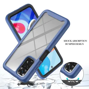 DUAL Obojstranný kryt s fóliou Xiaomi Redmi Note 11 / Note 11S modrý