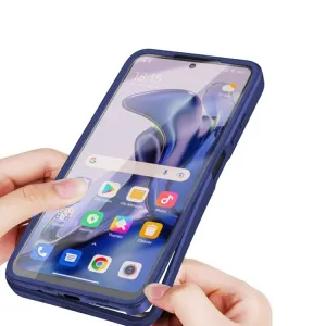DUAL Obojstranný kryt s fóliou Xiaomi 11T / 11T Pro červený