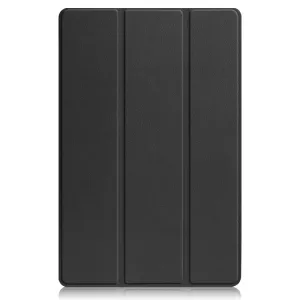 LEATHER Zaklápací obal pre Lenovo Tab P12 Pro čierny