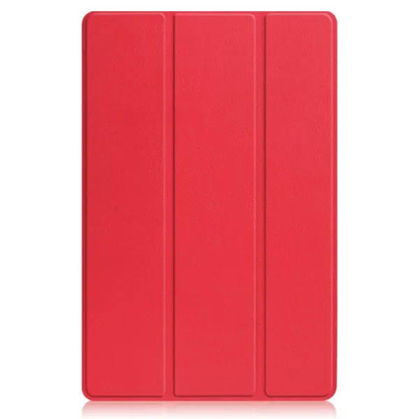 LEATHER Zaklápací obal pre Lenovo Tab P12 Pro červený