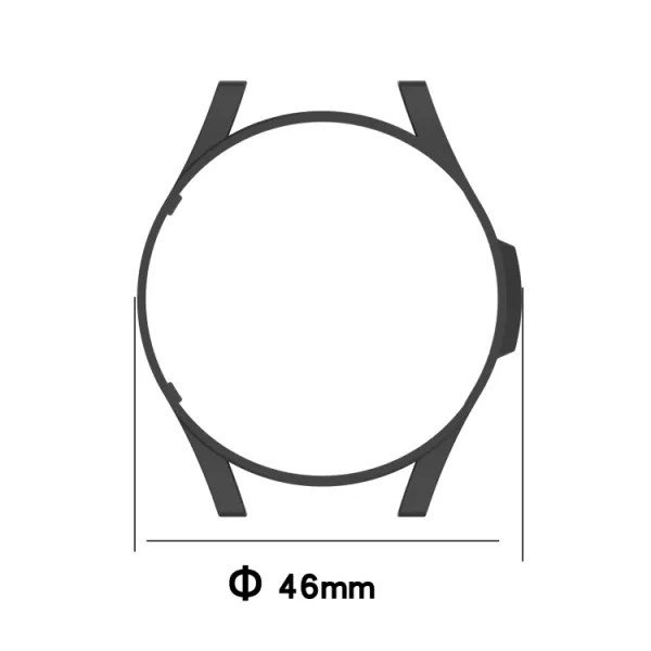 Plastový obal Samsung Galaxy Watch 4 Classic 46mm biely