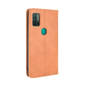 BUSINESS Peňaženkový kryt pre Ulefone Note 11P hnedý