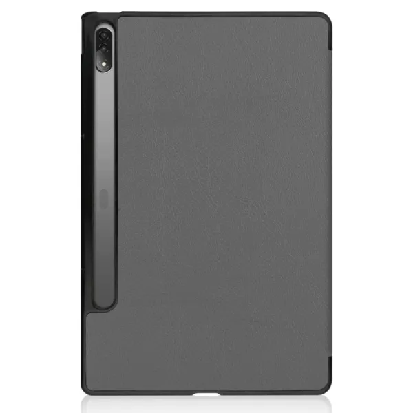 LEATHER Zaklápací obal pre Lenovo Tab P12 Pro šedý