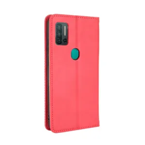 BUSINESS Peňaženkový kryt pre Ulefone Note 11P červený