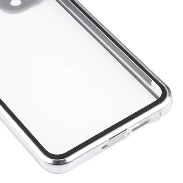 Magnetický kryt 360 pre OnePlus Nord 2 5G strieborný