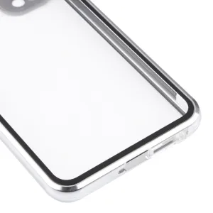 Magnetický kryt 360 pre OnePlus Nord 2 5G strieborný