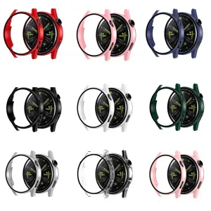 Plastový kryt s ochranným sklom pre Huawei Watch GT 3 42mm ružový
