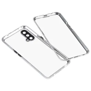 Magnetický kryt 360 pre OnePlus Nord CE 5G strieborný