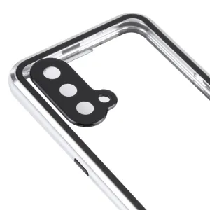 Magnetický kryt 360 pre OnePlus Nord CE 5G strieborný