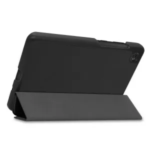 LEATHER Zaklápací obal pre Lenovo Tab M7 3rd Gen čierny