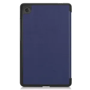 LEATHER Zaklápací obal pre Lenovo Tab M7 3rd Gen tmavomodrý