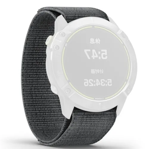 NYLON Remienok Garmin Fenix 6 šedý