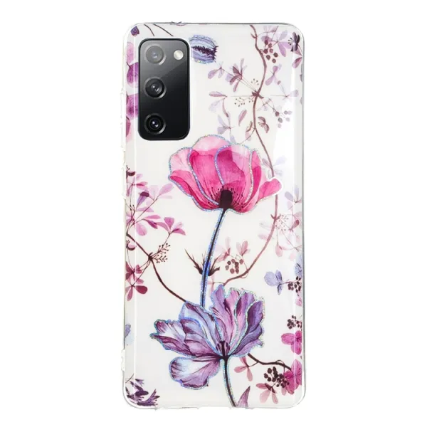 GEOMETRIC ART Silikónový kryt Samsung Galaxy A03s FLOWER