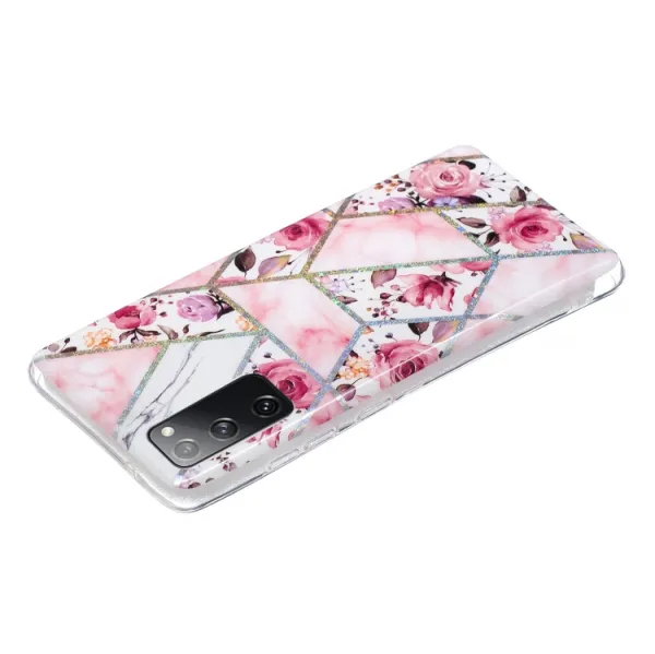 GEOMETRIC ART Silikónový kryt Samsung Galaxy A03s ROSE