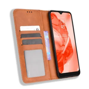 BUSINESS Peňaženkový kryt pre TCL 205 hnedý
