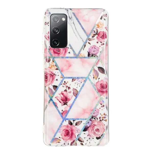 GEOMETRIC ART Silikónový kryt Samsung Galaxy A03s ROSE
